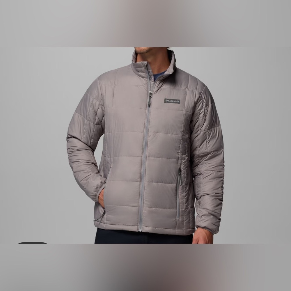NWT Columbia mens voodoo falls gray jacket size large